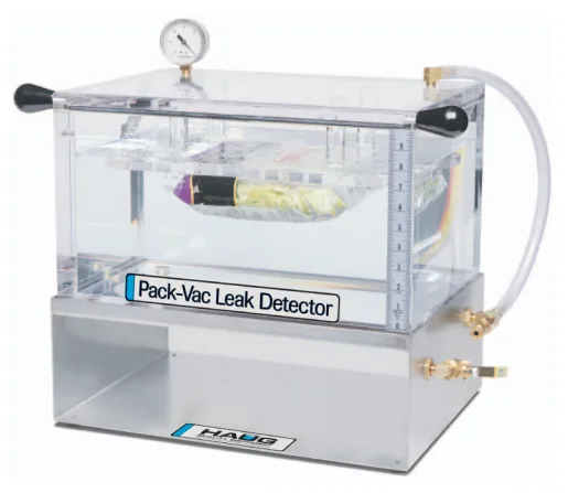 Haug Pack-Vac – Detector de fugas en sellos – Alfa Instrumentos